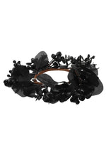 Midnight Halloween Black Wreath