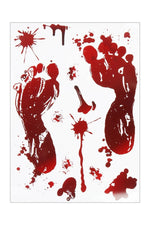 Blood Splatter Horror Wall Stickers