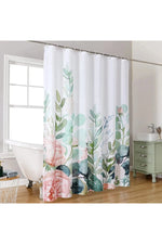 Floral Print Decor Shower Curtain