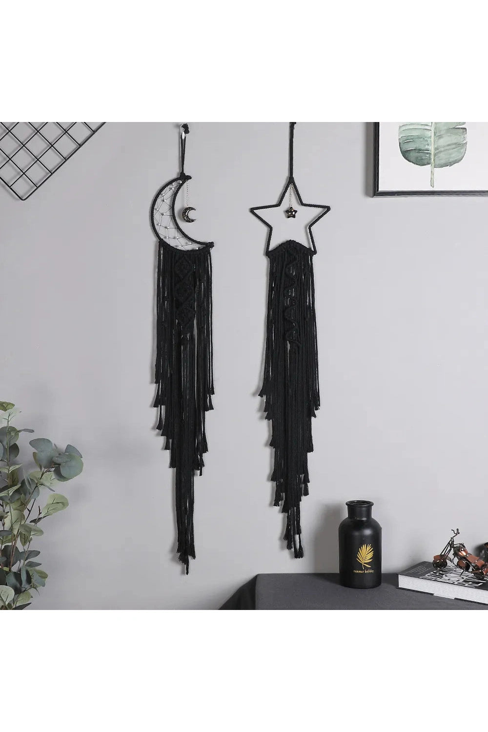 Black Sun and Moon Dreamcatcher