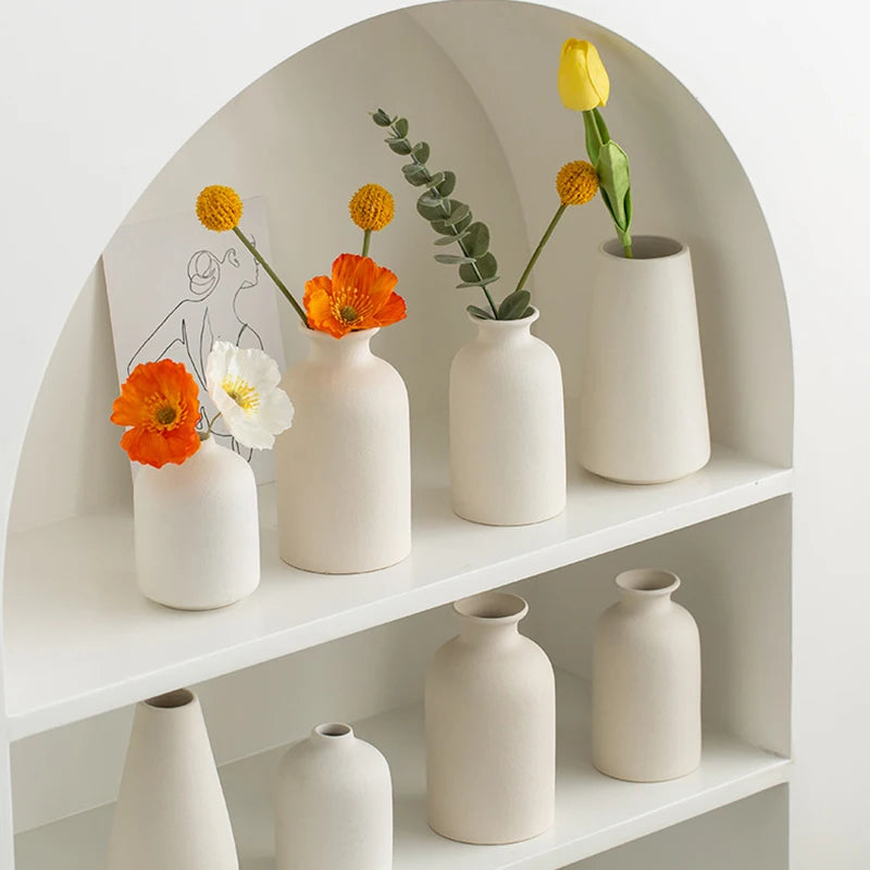 Minimalist Ceramic Vase Set