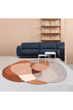 Retro Swirl Statement Rug