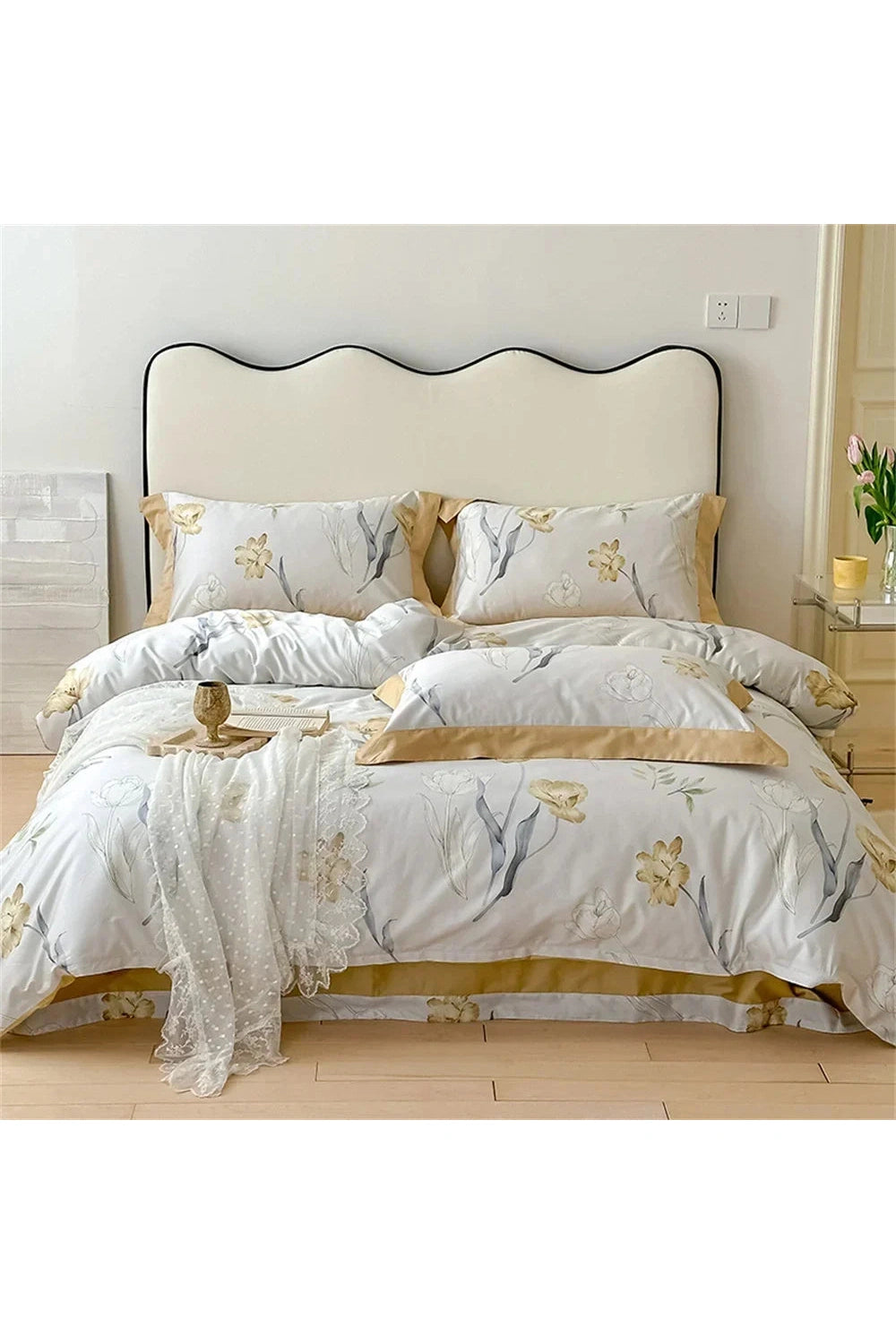 Soft Flowers Bedding Set