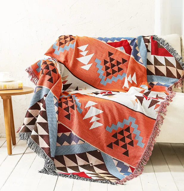 Southwestern Desert Boho Blanket