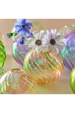 Iridescent Glass Ball Plant Vase