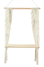 Boho Breeze Macrame Shelves