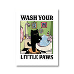 Cute & Quirky Feline Canvas Poster