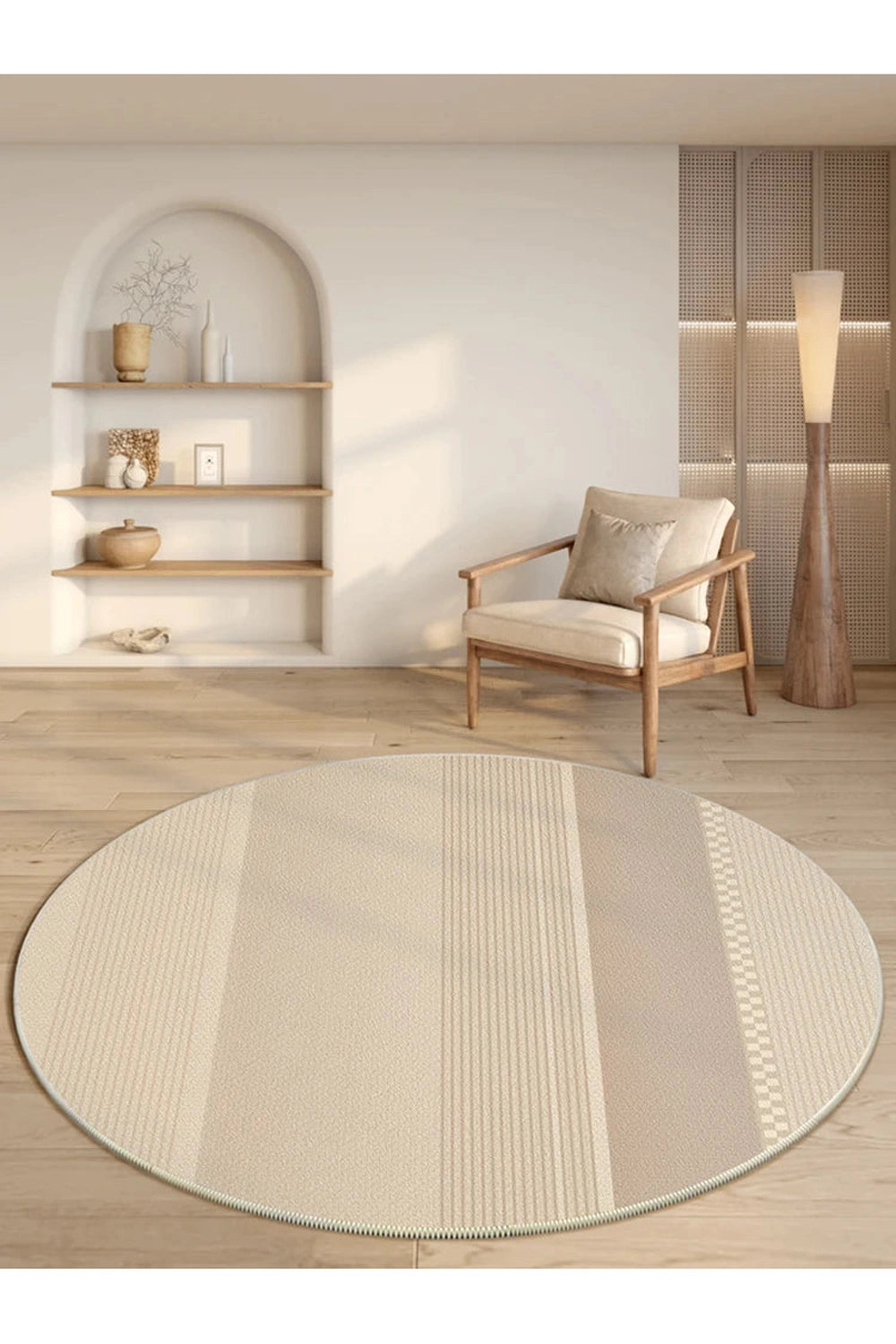 Natural Harmony Round Rug