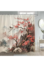 Japanese Birds Shower Curtain