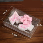 Coquette Bow Princess Number Candles