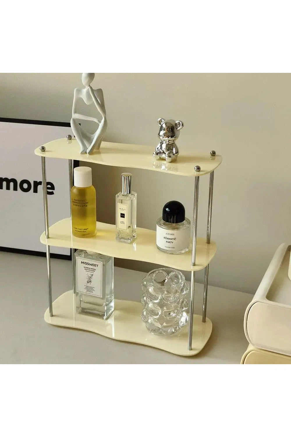 Elegant Two-Tier Display Shelf