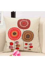 Floral Cotton Pillow Case