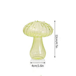 Whimsical Mushroom Glass Vases