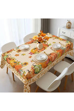 Autumn Harvest Pumpkin Tablecloth