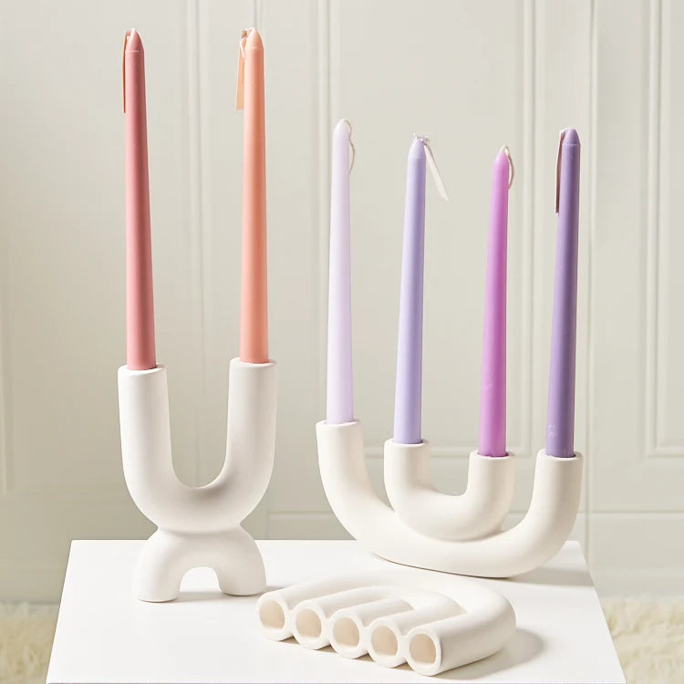 Ceramic Candlestick Candle Holder