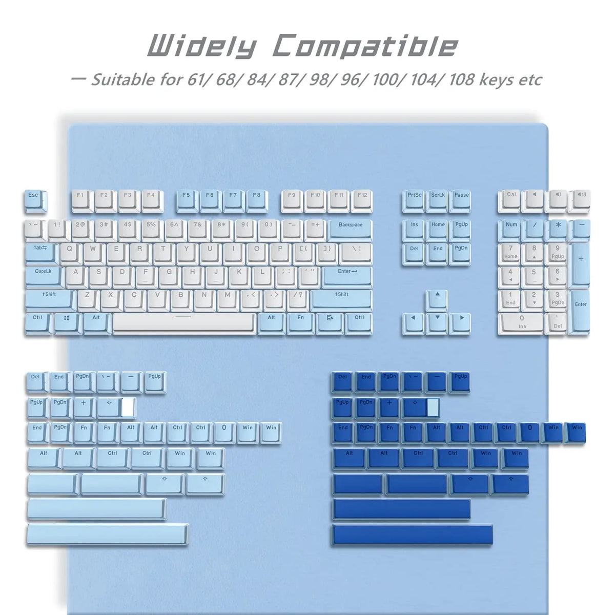 Backlit Pudding Keycaps