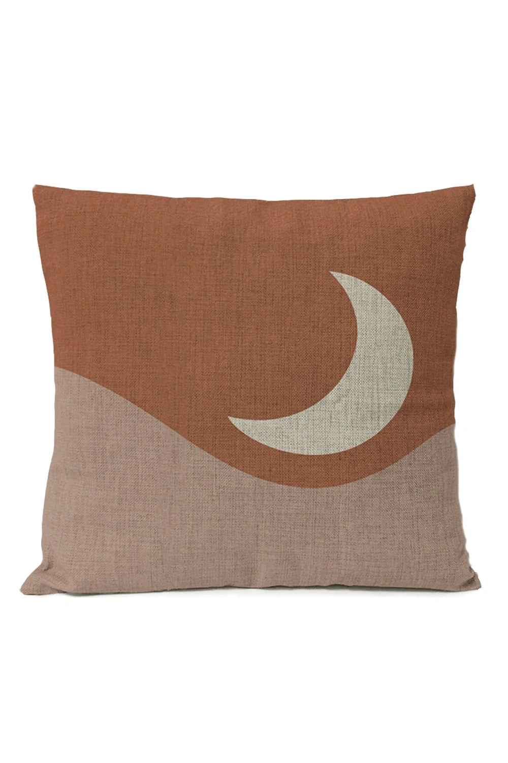 Boho Sun Moon Pillow Cover