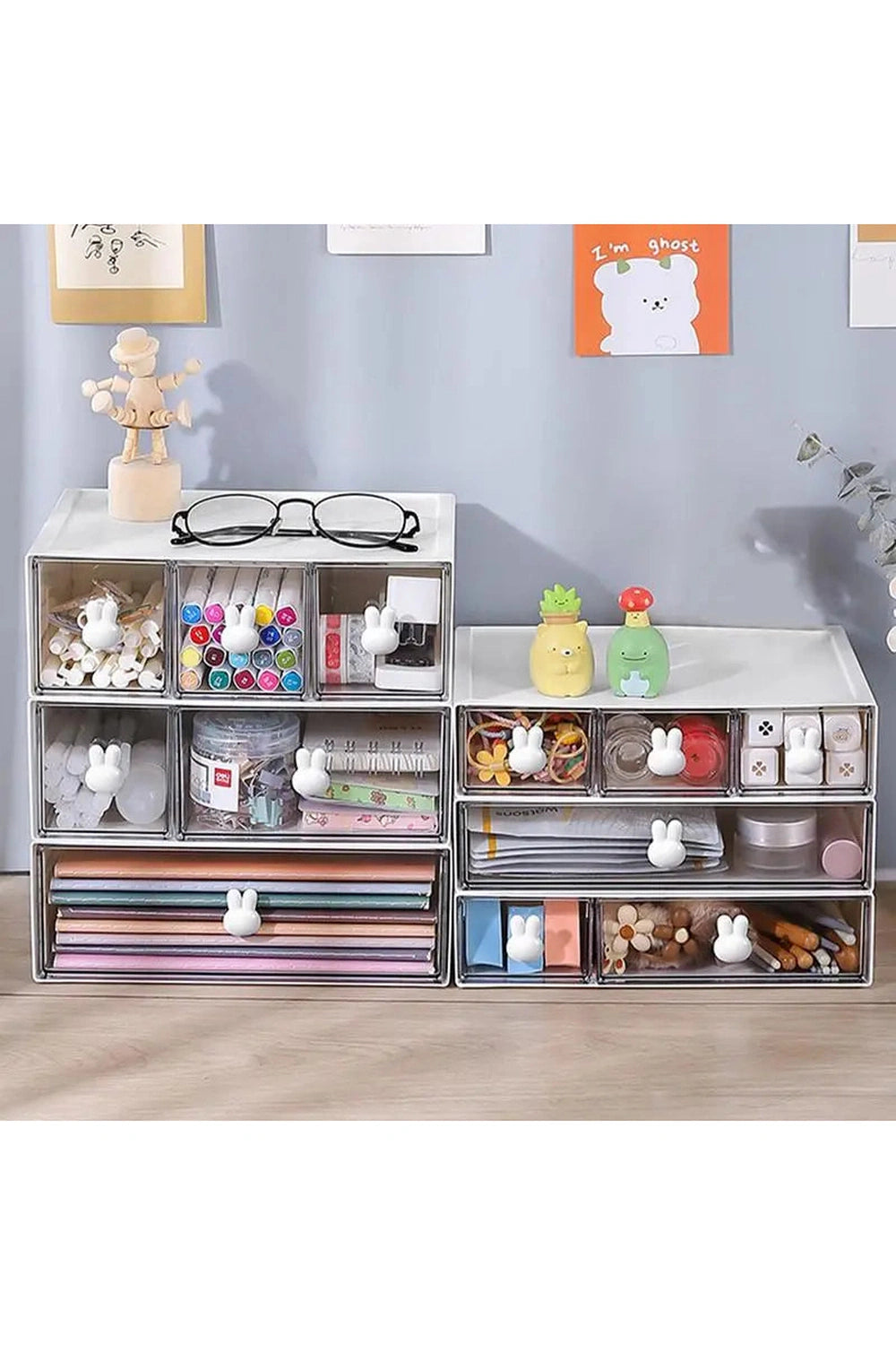 Cute Bunny Drawer Organizer