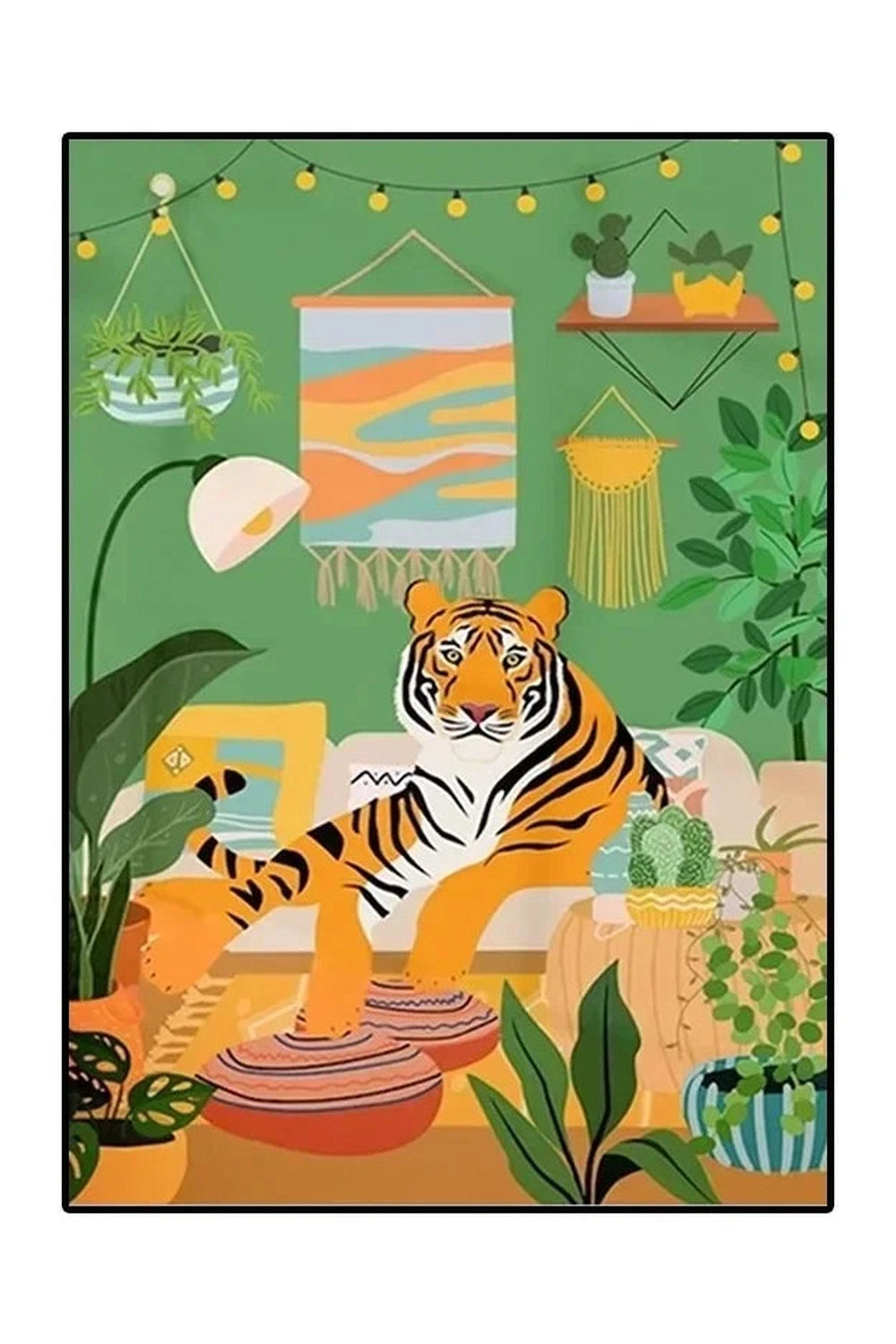 Jungle Goddess Boho Area Rug