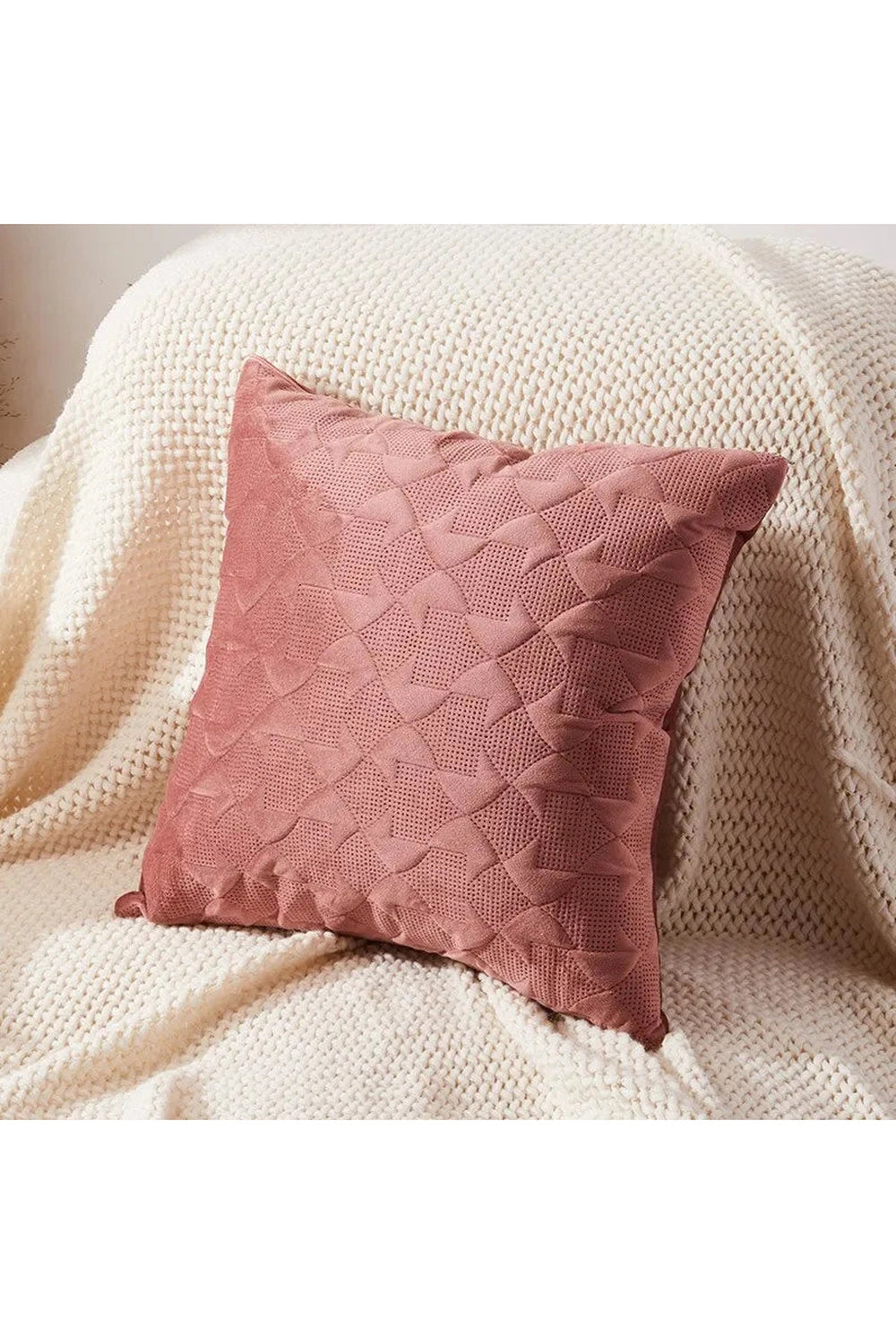 Cozy Knit Texture Pillowcase