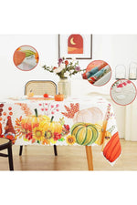 Autumn Pumpkin Harvest Tablecloth