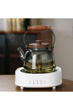 Embossed Glass Kettle Infuser