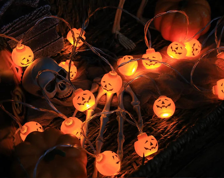 Cadena de luces LED espeluznantes para Halloween