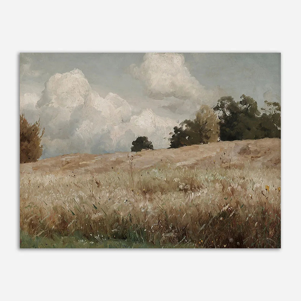 Retro Landscape Canvas Poster