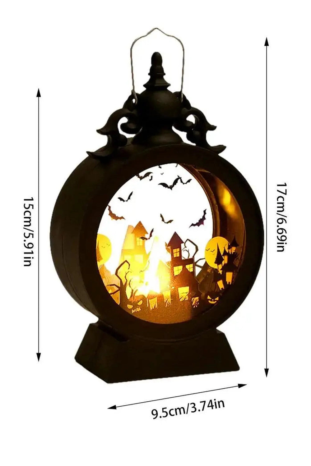 Haunted Halloween Witch Lantern Set