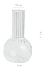 Clear Modern Glass Vase