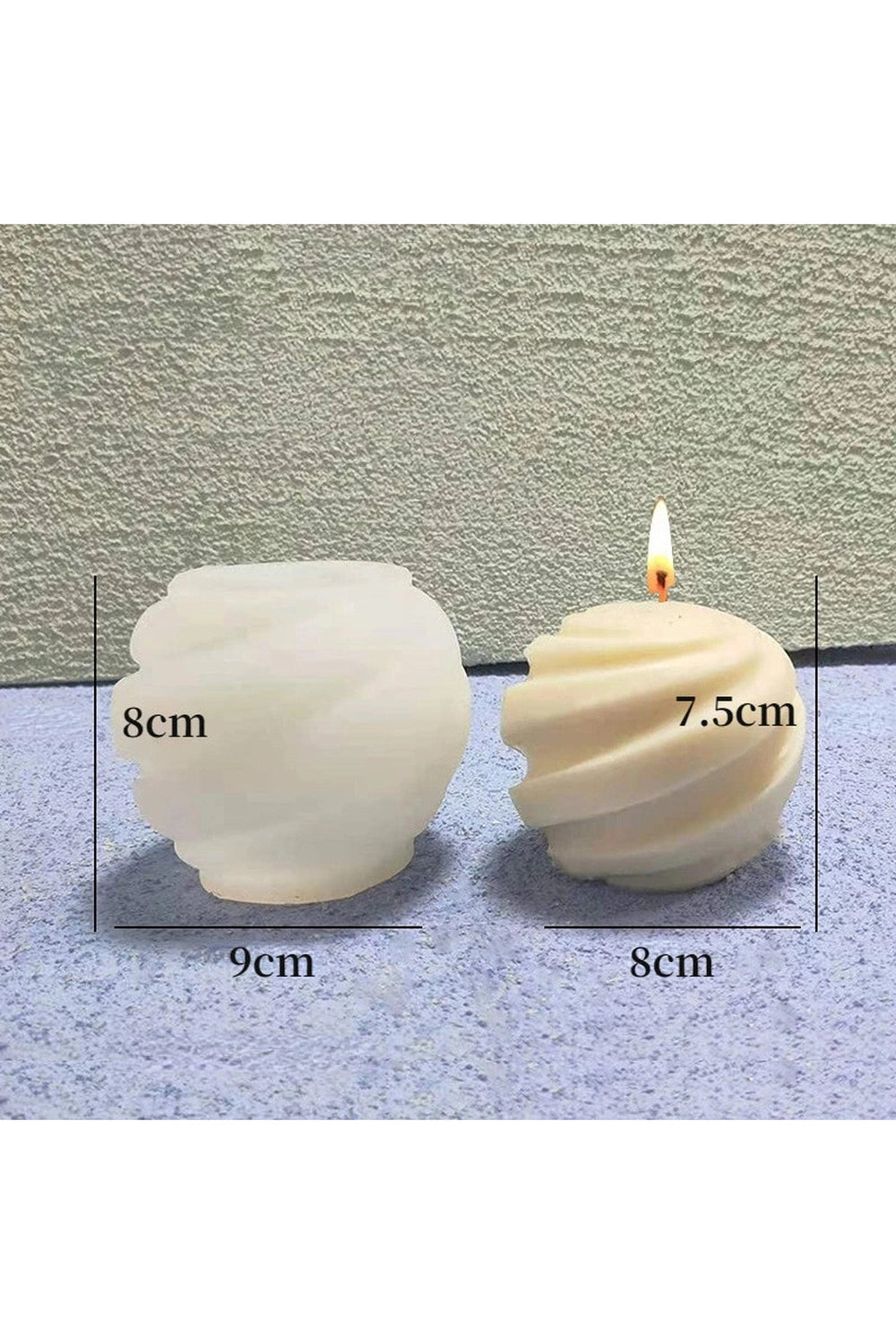 Cross Knot Candle Mold DIY