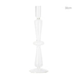 European Glass Candle Holder