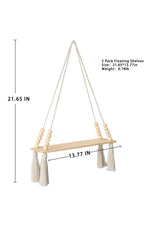 Macrame Wall Hanging Shelf Tassel