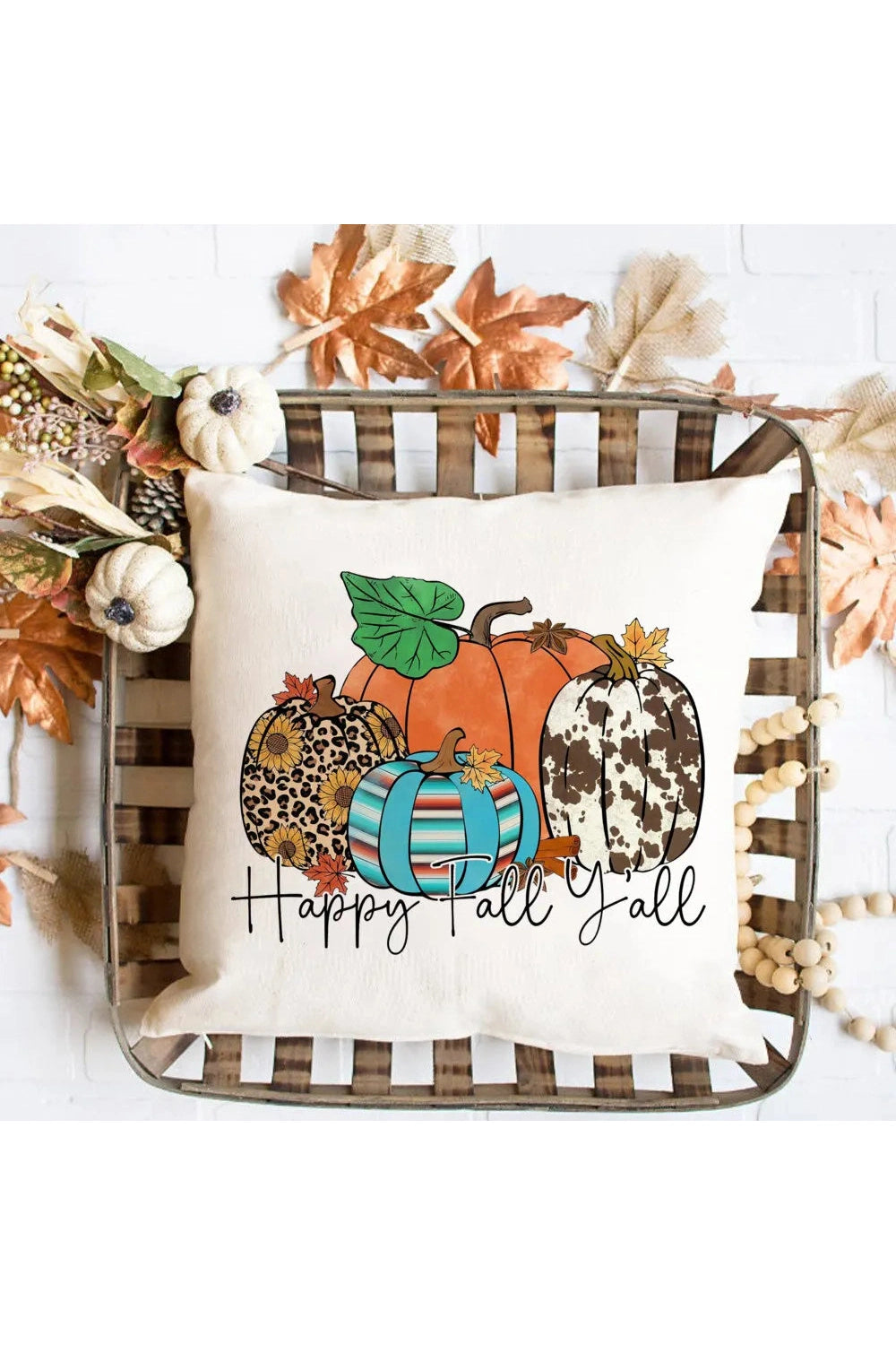 Pumpkin Spice Pillow Cover