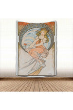 Art Nouveau Zodiac Goddess Tapestry