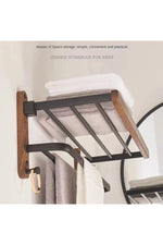 Minimalist Bath Towel Shelf