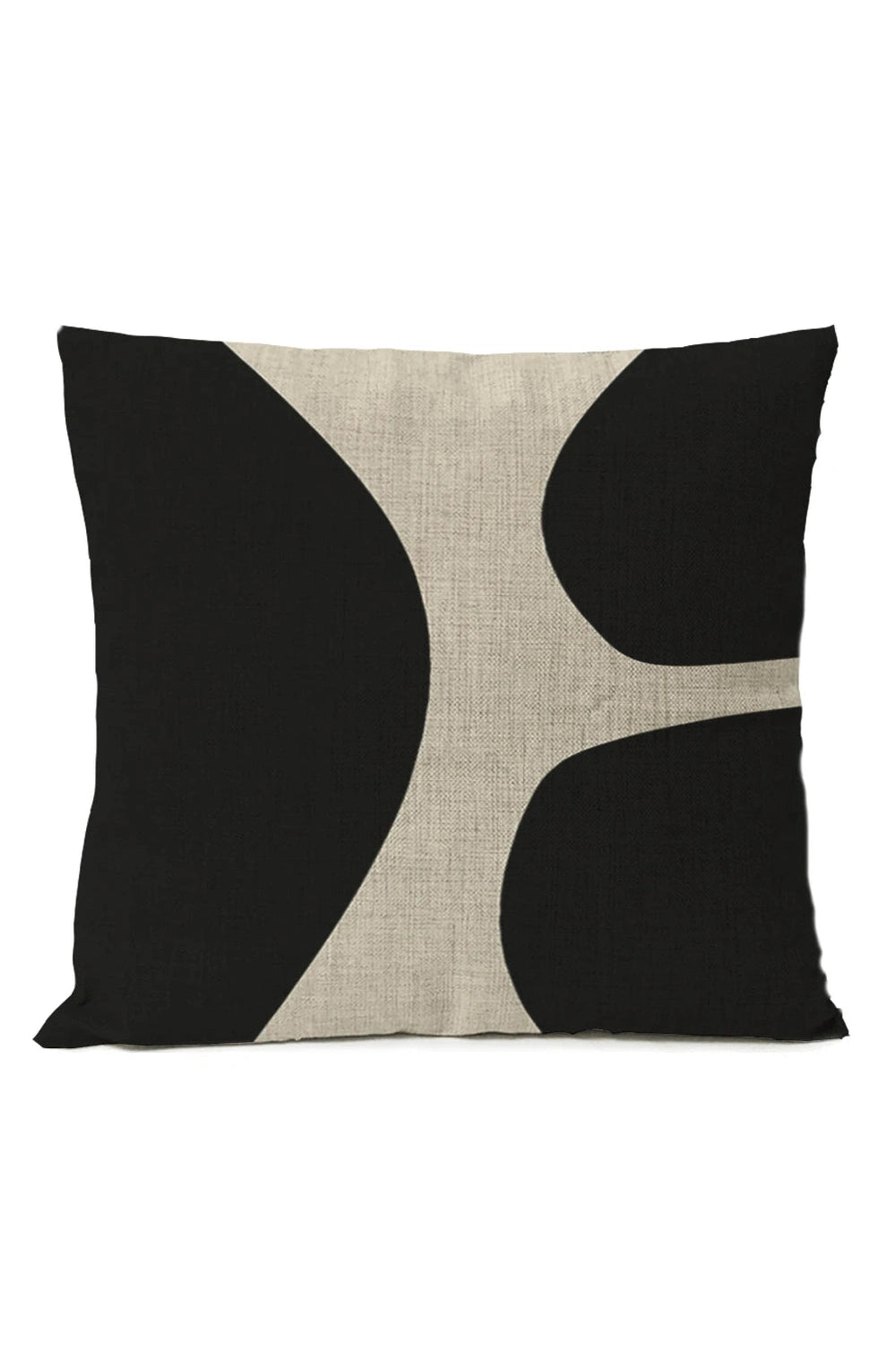 Black Geometric Pillow Cover