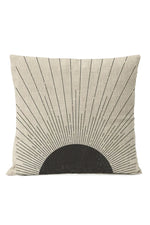 Black Geometric Pillow Cover