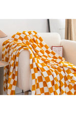 Cozy Checkered Fleece Blanket