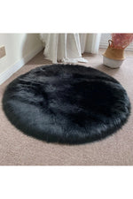 Fluffy Pink Floor Rug