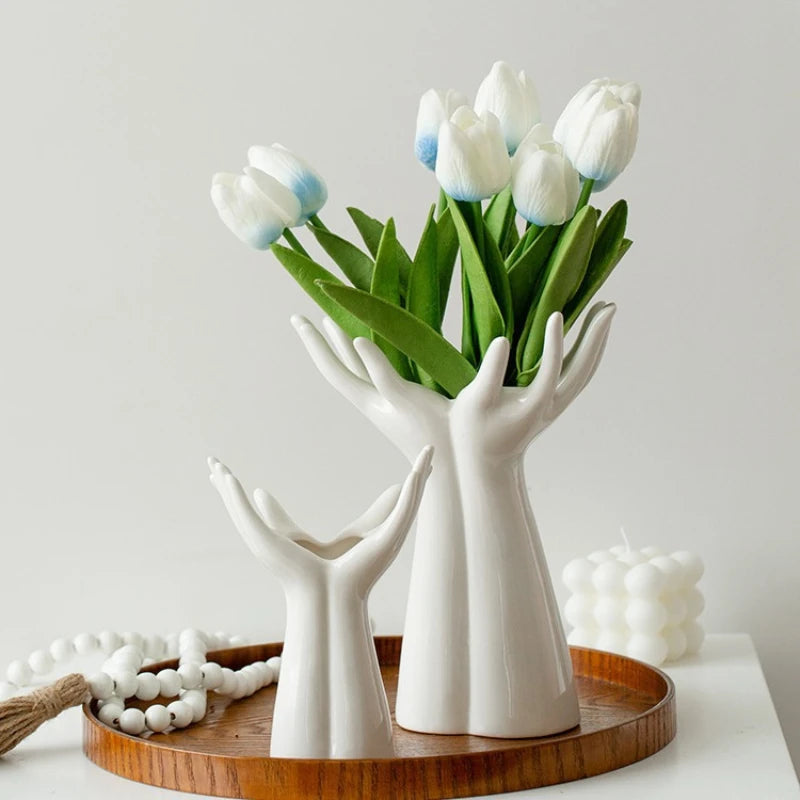 Bloom Embrace Sculptural Vase