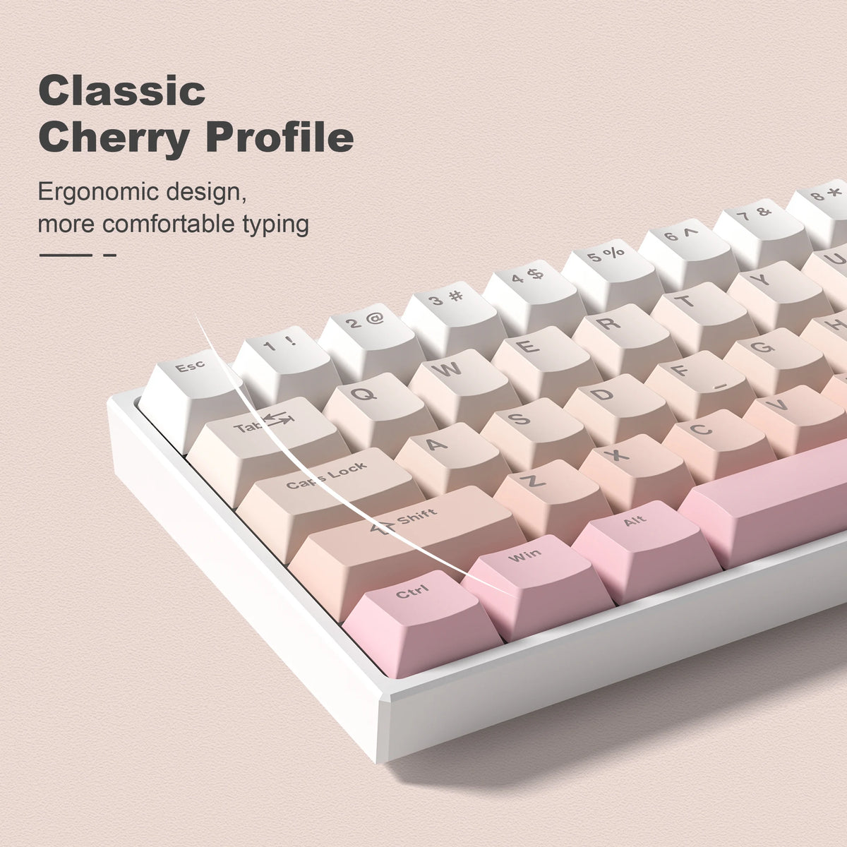 Pink Sakura Shine Keycaps