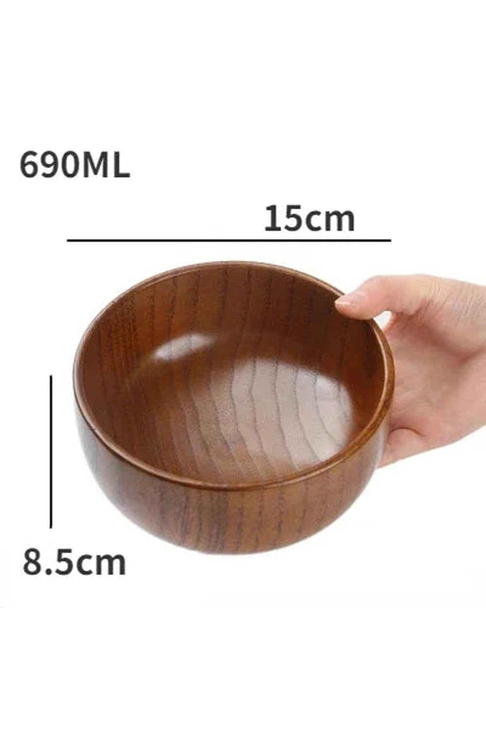 Rustic Charm Wooden Bowl Set