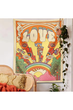 Groovy Love Retro Tapestry