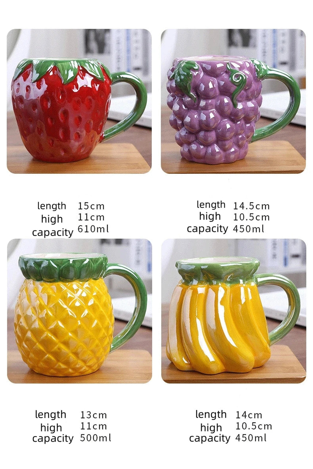 Fruit Shape Ceramic Mug