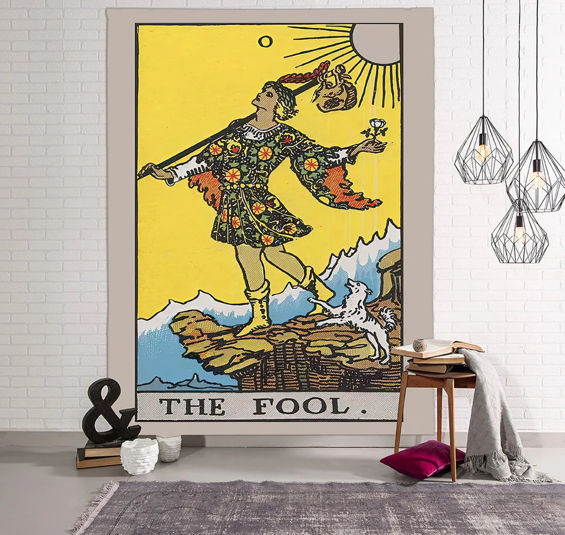 Psychedelic Witchcraft Tarot Tapestry