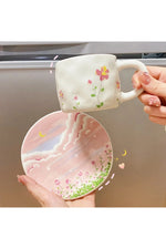 Pink Hand-painted Cup