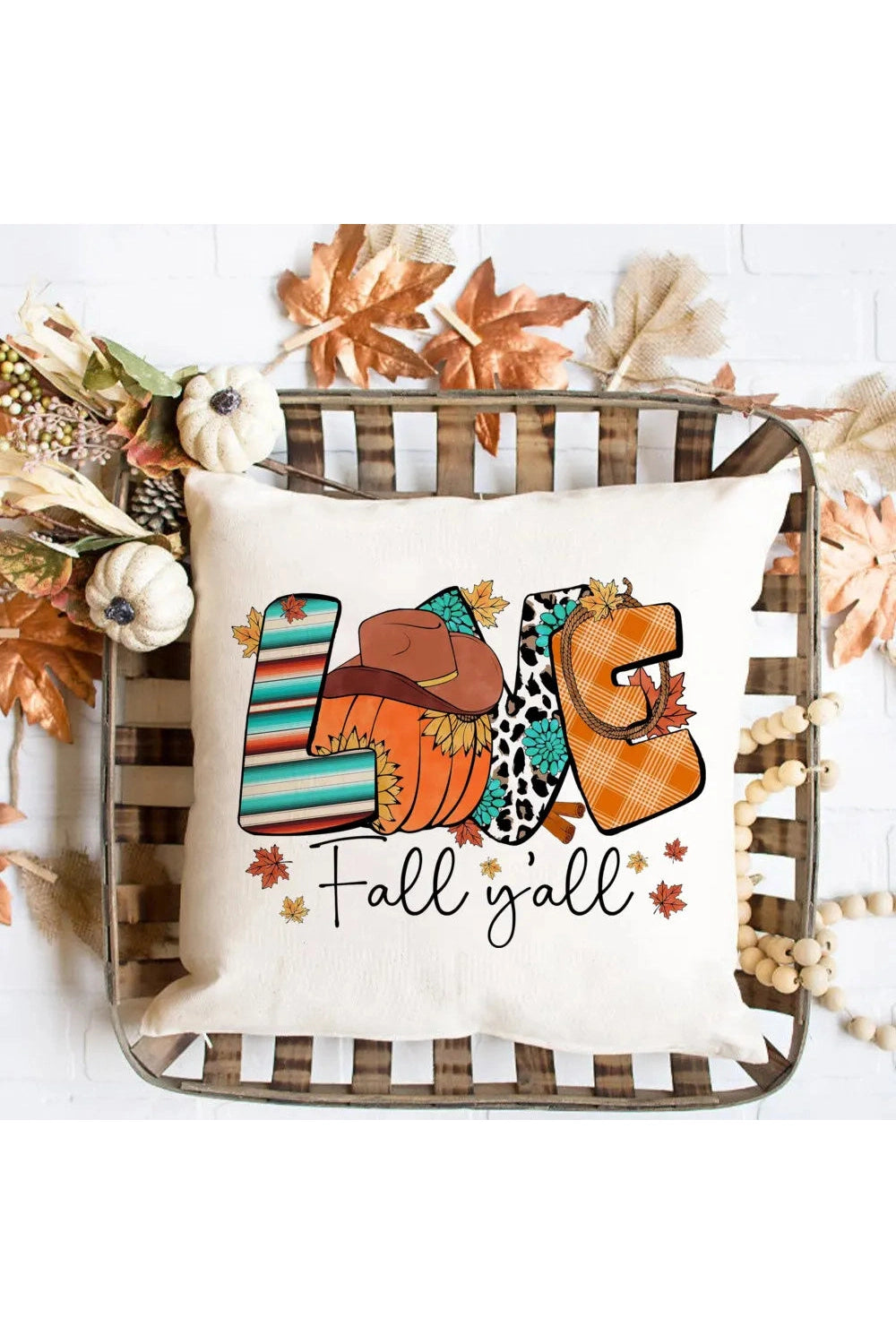 Pumpkin Spice Pillow Cover