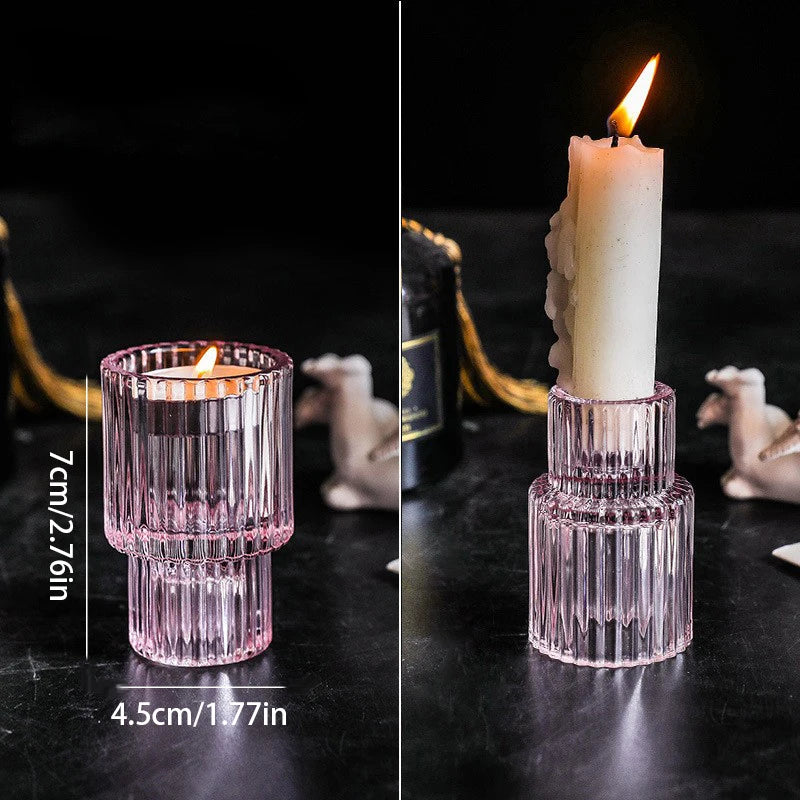 Creative Transparent Candle Holder