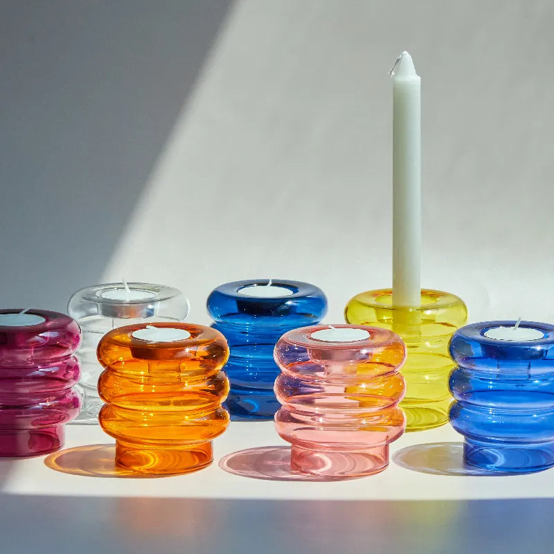 Taper Glass Candle Holder